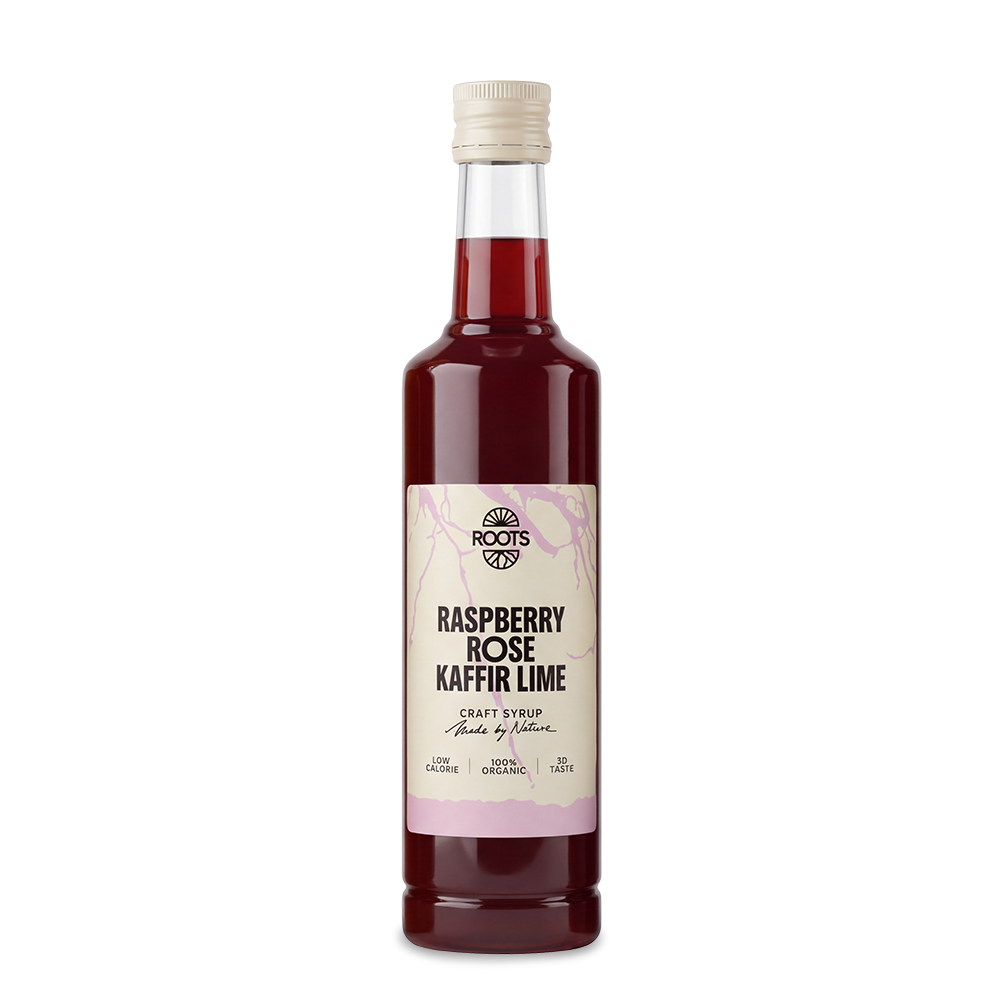 Roots Craft Syrup: Raspberry - Rose - Kaffir Lime