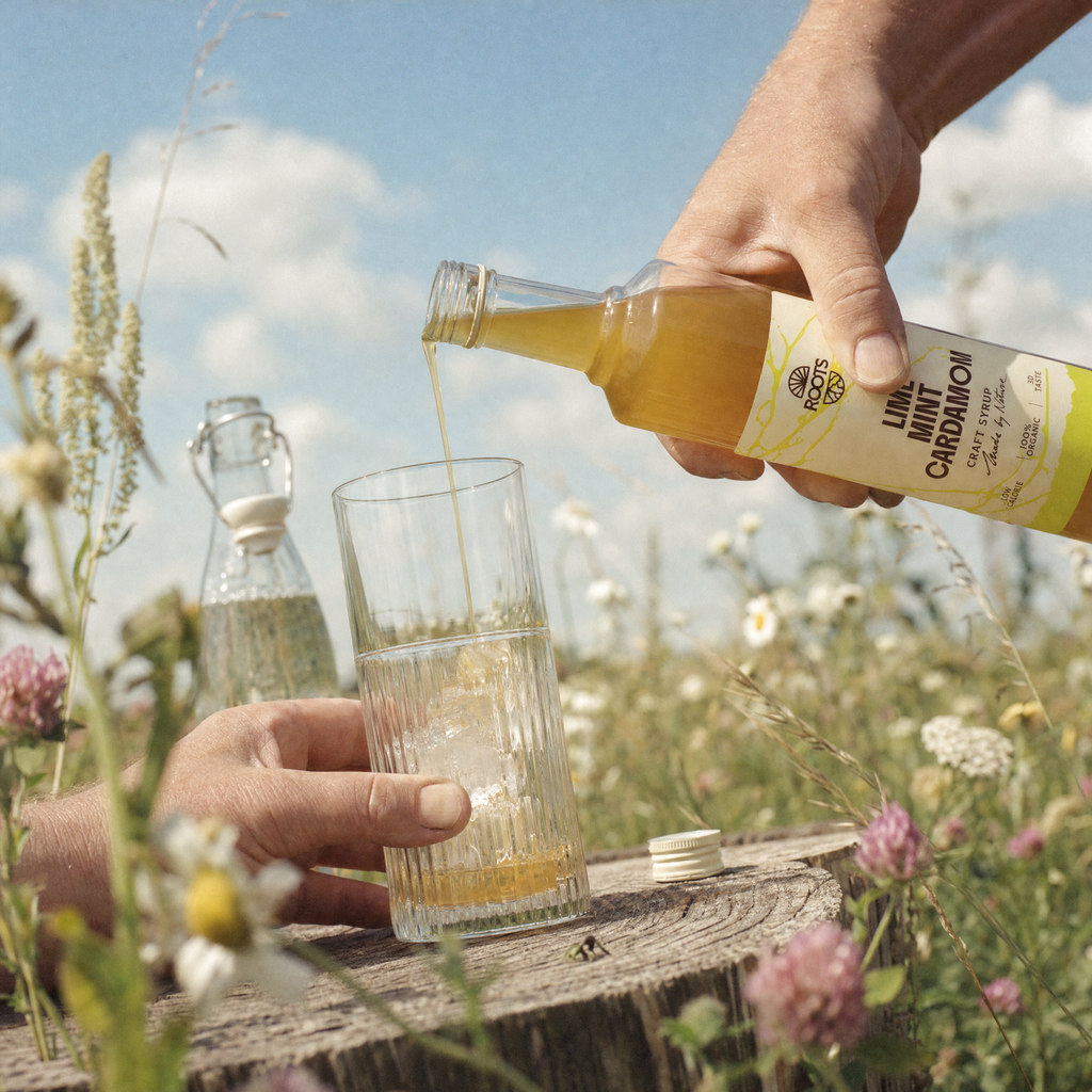 Roots Craft Syrup: Lime - Mint - Cardamom