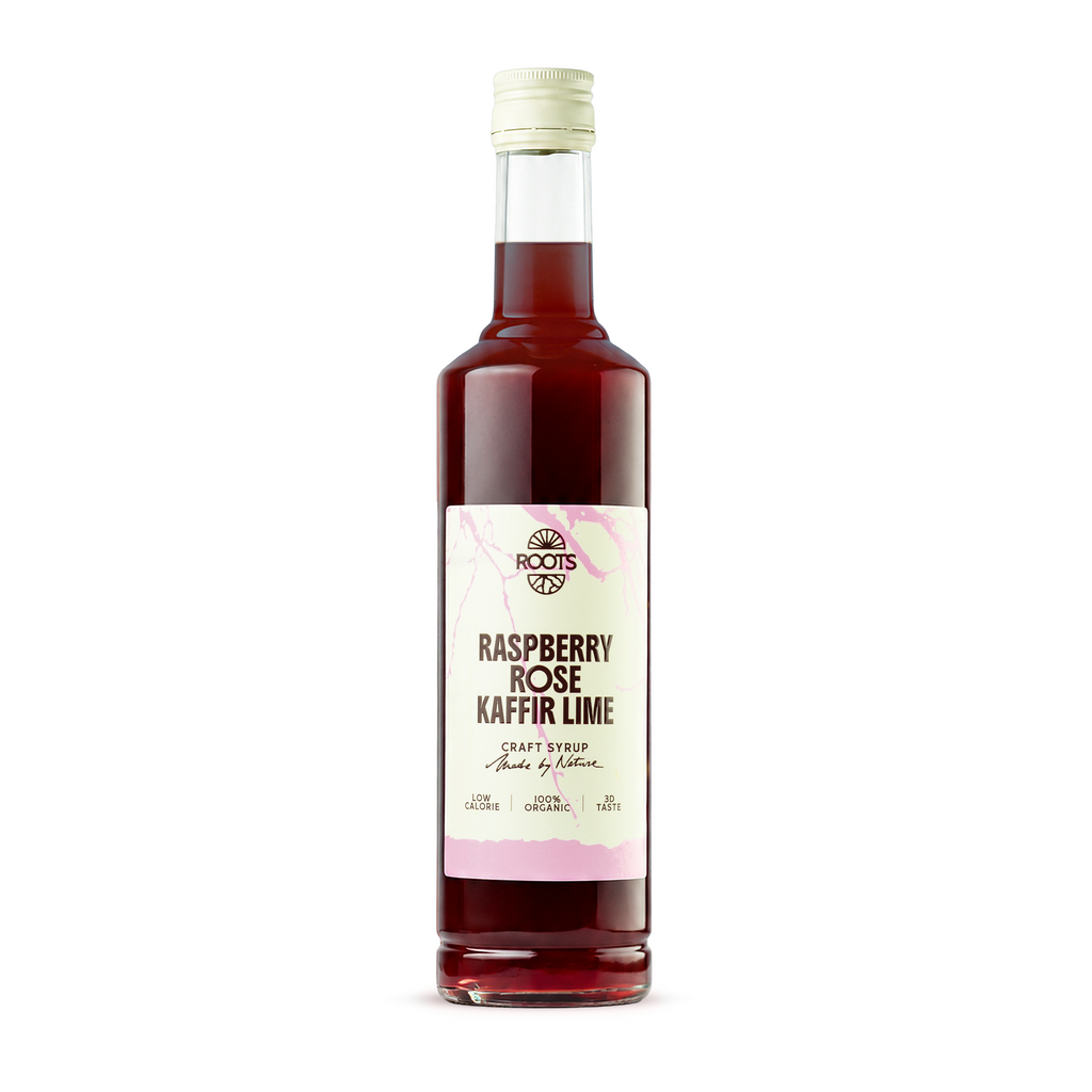 Roots Craft Syrup: Raspberry - Rose - Kaffir Lime
