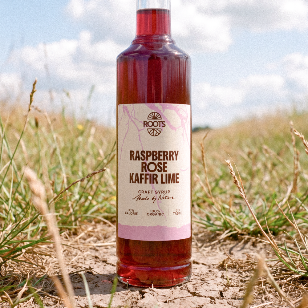 Roots Craft Syrup: Raspberry - Rose - Kaffir Lime