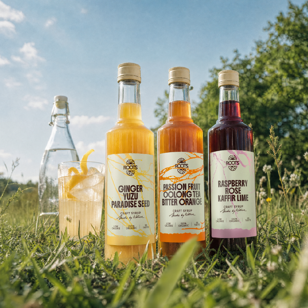 Roots Craft Syrup: Ginger - Yuzu - Paradise seed